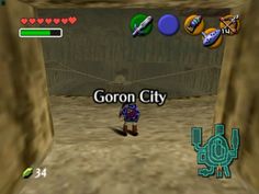 the video game goron city is playing