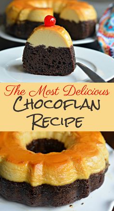 the most delicious chocolate cake recipe with caramel icing and cheesecake toppings