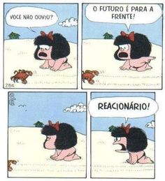 comic strip with an image of a woman on the beach, and another cartoon saying that she