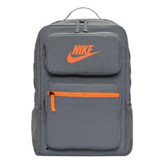 Nike Future Pro Backpack 'Grey Orange' BA6170-084 Fashion Performance, Stylish Sneakers, Perfect Pair, Your Perfect, Backpacks, Nike, Orange, Sneakers, Grey