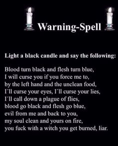 Black cat voodoo Warning Spell, Witchy Ideas, Curse Spells, Revenge Spells, Witch Board, Witchcraft Spells