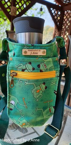 Dancing frogs, green lining Green Bag With Cell Phone Pocket As Gift, Green Bag With Cell Phone Pocket For Gift, Green Shoulder Bag With Cell Phone Pocket For Outdoor, Fun Green Shoulder Bag For School, Fun Green Pouch Bag, Fun Green Bags For Gifts, Dancing Frogs, Sling Carrier, My Community