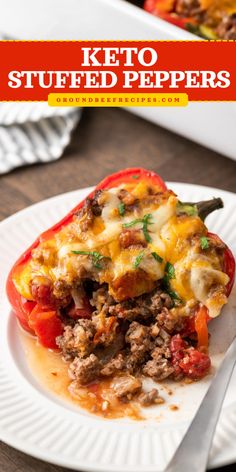 Looking for cozy dinner ideas? Indulge in these keto stuffed peppers with cauliflower rice and ground beef! Not only are these low-carb stuffed bell peppers cheesy and filling, but they are also healthy. Plus, this comfort food recipe is gluten-free! Mexican Keto, Beef Cauliflower, Best Vegetables To Eat, Keto Taco Seasoning, Low Carb Stuffed Peppers, Mexican Stuffed Peppers, Cheese Keto, Keto Stuffed Peppers, Low Carb Marinara