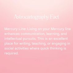 a pink background with the words astrological fact