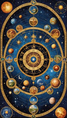 Astrological Houses: Your Cosmic Blueprint Revealed Astrology Pictures, Mosaics Patterns, Astrological Houses, Patterns Mandala, Aquarius Art, Attracting Wealth, Sun Moon Stars, Inner World, Space Time