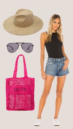 The most perfect beach, lake and pool bag! Inspired by one of our favorite high end brands, this bag will take your outfit to the next level! Our new Tropic Raffia Beach bag in Pink is our new favorite! The material makes it easy to pack, carry and fit anywhere! The third photo is not the actual color, just used for sizing. Raffia Beach Bag, Pool Bag, High End Brands, Pool Bags, Beach Bag, Next Level, Carry On, The Next, Lake