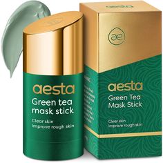 PRICES MAY VARY. BETTER FACIAL SKIN CARE. This deep cleanse green tea mask stick features a unique, 100% natural formula for a combined effect of unclogging the pores, moisturizing the skin, reducing acne, acting as a gradual (not instant!) blackhead remover, and evening the skin tone. PRECIOUS GIFTS OF NATURE. The green mask stick brings together active natural ingredients: the green tea leaf is a powerful antioxidant, kaolin clay makes the green mask an effective deep pore cleanser, aloe promo Green Tea Mask Stick, Green Tea Face Mask, Face Mask Skin Care, Green Face Mask, Green Tea Face, Green Tea Mask, Pore Cleansing, Skin Care Mask, Clean Pores