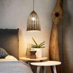 rattan lighting Rattan Lamps, Bell Pendant Light, Hanging Lampshade, Hanging Lamp Shade