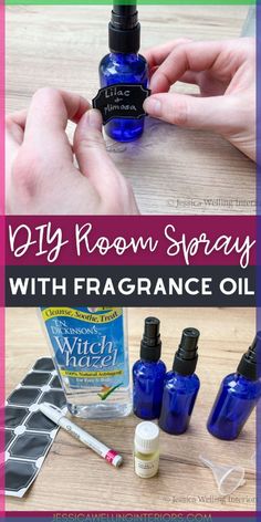 diy room spray with fragrance oil and essential oils