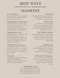 How To Clear Subconscious Mind, Best Ways To Manifest, Best Way To Manifest, Manifestation Ideas, Manifestation Printable, Ways To Manifest, Healing Journaling, Manifestation Meditation, Spiritual Journals