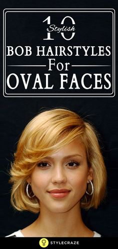 Hairstyles For Oval Face Shape Short, Oval Face Bob With Bangs, Short Bob For Oval Face Shape, Bobs For Oval Faces, Short Hair Styles For Oval Face Shape, Short Haircut Oval Face Woman, Best Hair For Oval Face Shape, Haircut Ideas For Oval Face For Women, Short Bob Oval Face