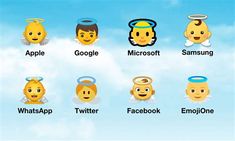 the different emojle faces are shown in this screenshote screen graber