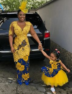 African Fashion Style, Mummy And Daughter, Cute Mummy, African Lace Styles, African Fashion Skirts