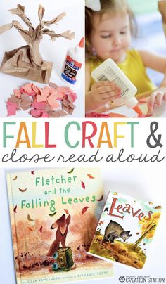 fall crafts and books for kids to make