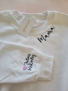 Mama Embroidery Crewneck Mothers Day Embroidery Mothers Day Crewneck Mothers Day Sweatshirt Personalized Mothers Day Gift - Etsy Czech Republic Custom Embroidered White Tops For Mother's Day, Embroidered White Tops For Mother's Day, Family Matching White Sweatshirt With Letter Embroidery, White Family Matching Sweatshirt With Letter Embroidery, Personalized White Sweatshirt For Gift, White Tops With Letter Embroidery For Mother's Day, Mother's Day Gift Tops With Letter Embroidery, Personalized Cotton Sweatshirt As A Gift, Personalized Cotton Sweatshirt As Gift