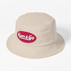 This packable, scrunchable, lightweight headwear classic is ready for adventure, from the beach to the street to the trail Breathable 100% cotton with eyelet ventilation Flat top Moderate brim is 2.2"" (5.5 cm) wide to keep the sun off your face Unstructured crown is 3.1"" (8 cm) deep Easy care: just spot clean and dry in shade. Kum And Go Logo T-Shirt Casual Lightweight Bucket Hat For Outdoor Activities, Cotton Hats For Outdoor Activities, Summer Cotton Hat For Outdoor Activities, Cotton Outdoor Hat With Letter Print, Summer Bucket Hat With Letter Print And Curved Brim, Summer Cotton Bucket Hat For Outdoor, Outdoor Cotton Hat With Letter Print, White Cotton Bucket Hat For Streetwear, Outdoor Cotton Hats With Letter Print