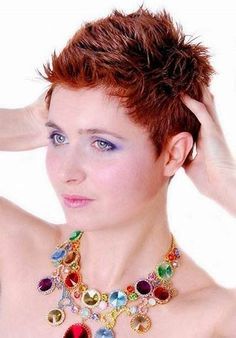 Pin by Amy Bodzenski on hair | Super short hair, Short hair styles pixie, Spiked hair Hair Colorful, Short Haircut Styles, Choppy Hair