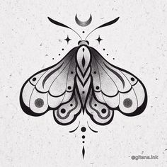 Moth tattoo Ornamental Moth Tattoo, Ornamental Tattoo Design Chest, Moth Drawing Tattoo, Flash Tattoo Feminina, Butterfly Tattoos Images, Insect Tattoo, Bug Tattoo, Blackout Tattoo