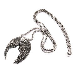 Steel Jewelry Wholesales Eagle Wings Pendant Necklace Wings Pendant, Eagle Wings, Steel Jewelry, Stainless Steel Jewelry, Wholesale Jewelry, Mens Jewelry, Pendant Necklace, Stainless Steel, Pendant