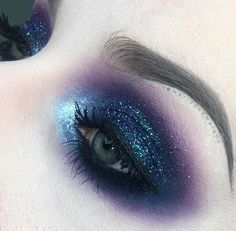 Blue Purple Makeup Looks, Bright Makeup, Theatrical Makeup, Green Eye, Makijaż Smokey Eye, Eye Makeup Designs, Colorful Eye Makeup, Mermaid Makeup, Fancy Makeup