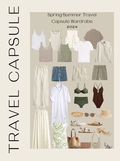 travel capsule guide for the spring summer travel capsule wardrobe