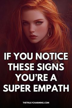 Think you might be a Super Empath? Here are 12 surprising signs that reveal your heightened sensitivity and emotional awareness. Learn how to recognize the unique traits that set Super Empaths apart and how these qualities influence your relationships and personal growth. #SuperEmpath #Empathy Emotional Awareness