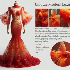 Beautiful Long Dresses, Dresses Long, Beautiful Dresses, Fish, Dresses, Beauty