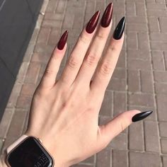 Latest Eye Makeup, Nude Nail Designs, Claw Nails, Goth Nails, Grunge Nails, Makeup Deals, French Acrylic Nails, Thanksgiving Nails