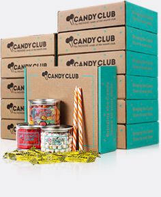 the candy club is packed with many different flavors