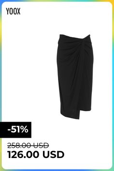 jersey, draped detailing, solid color, unlined, zipper closure, no pockets, stretch, pencil style , Color: Black , Size: S Spring Draped Bottoms For Night Out, Draped Bottoms For Night Out In Spring, Stretch Draped Bottoms For Night Out, Chic Elastane Skirt For Date Night, Chic Stretch Midi Draped Skirt, Chic Stretch Draped Midi Skirt, Chic Draped Midi Skirt With Stretch, Chic Ruched Pencil Skirt For Night Out, Chic Knee-length Draped Skirt For Night Out