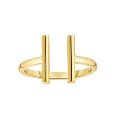 [Diamond Engagement Rings, Diamond Stud Earrings, and Gold Jewelry Online]-Angelucci Jewelry Bar Fashion, Gold Bar Ring, Asymmetrical Ring, Royal Chain, Double Finger Ring, Shiny Rings, Bar Ring, Open Bar, Everyday Rings