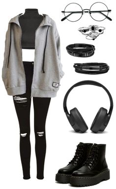 Cute Edgy Outfits, Cloth Ideas, Emo Clothing, Summer Outfits Casual, Book Pictures, Female Outfits, 일본 패션, Aesthetic Indie