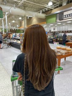 Layered Hair On Straight Hair, Layers For Long Hair Brown, Aesthetic Haircuts Long Straight, Hair Layers Long Straight, Long Brown Hair With Long Layers, Long Layers On Brown Hair, Long Layers Brown Hair Straight, Layers On Long Brown Hair, Long Layers On Thick Hair