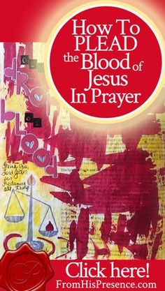 the cover of how to read the blood of jesus in prayer