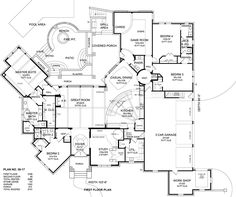 the floor plan for this house