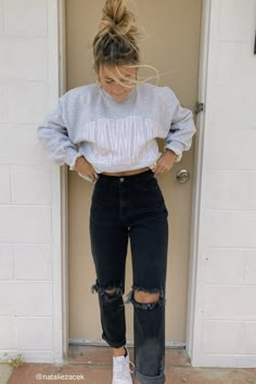 Ryder Boyfriend Jeans – Grey Bandit Bekväma Outfits, Haine Diy, Mode Hipster, Looks Pinterest, Ținută Casual, Modieuze Outfits