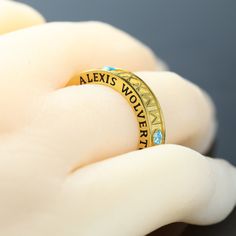 Custom Roman Numeral Ring, College Graduation Ring , High School Class Ring , Roman Numeral Jewelry , Graduation gift. Let's personalize and create your college ring for graduation . FEAUTURES * Solid, heavy body ✔️ * Unisex use , for men and for women. * Ring Face width: ± 8 mm , 7 mm , 6 mm , 5 mm * Ring weight : ± 12 gr , 10 gr , 8 gr , 7 gr * Ring material : 925 sterling silver (stamped) * Ring Finish Colors: White Gold (white rhodium vermeil) , 18K Gold (18K gold vermeil) * Ring Finish : Po 14k Gold Engraved Spiritual Wedding Ring, Spiritual 14k Gold Engraved Wedding Ring, 14k Gold Spiritual Engraved Wedding Ring, Heirloom Birthstone Crystal Ring For Anniversary, Heirloom Crystal Birthstone Ring For Anniversary, Symbolic Gemstone Rings For Formal Occasions, Spiritual Yellow Gold Engraved Promise Ring, Spiritual Engraved Yellow Gold Promise Ring, Symbolic Hallmarked Jewelry For Promise Ring