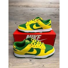 Nike Dunk Low Retro Reverse Brazil Mens Size 9 Apple Green Yellow Dv0833 300 Brand New In Original Box. Box May Have Damage Due To Stocking And Shipping. Item Is In Perfect Condition. 100% Authentic Or Your Money Back. Ships In Double Box To Protect The Shoe Box. Shipped Via Priority Mail With Tracking Information. Feel Free To Contact Us For Any Questions. Thank You For Visiting Our Store. Green Low-top Basketball Shoes With Gum Sole, Low-top Green Basketball Shoes With Gum Sole, Casual Green Basketball Shoes With Gum Sole, Green Low-top Leather Basketball Shoes, Nike Green Sneakers With Gum Sole, Custom Green Low-top Sneakers With Gum Sole, Green Low-top Custom Sneakers With Gum Sole, Nike Green Leather Custom Sneakers, Nike Green Leather Basketball Shoes