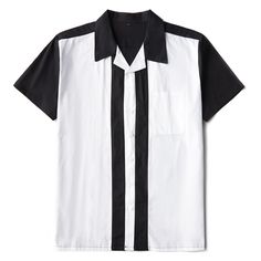 Men's Plus Size Shirts Short Sleeve Casual Loose Hip Hop Clothing L XL 2XL 3XL Retro Black Shirt For Summer, Retro Black Summer Shirt, Black Short Sleeve Retro Shirt, White Retro Short Sleeve Shirt With Camp Collar, Retro White Short Sleeve Shirt With Camp Collar, Retro Black Cotton Camp Shirt, Black Retro Shirt With Camp Collar, Retro Cotton Short Sleeve Shirt, Black Rockabilly Tops For Summer