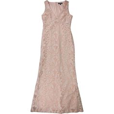 Experience The Enchantment Of Elegance With The Ralph Lauren Women's Saraeve Gown Dress. Crafted With Care From 100% Polyester, This Gown Dress Is A Testament To Ralph Lauren's Commitment To Quality And Style. Proudly Manufactured In China, The Dress Showcases A Lace Pattern That Adds A Touch Of Intricate Charm, Creating An Exquisite Texture That's Both Alluring And Sophisticated. The V-Neck Collar Style Frames Your Neckline With Grace, While The Sleeveless Design Allows You To Bask In The Spotl Feminine Fitted Lace Gown, Elegant Lace Gown For Spring, Long Lace Dress For Gala, Spring Formal Lace Gown, Elegant Fitted Long Lace Dress, Formal Feminine Lace Maxi Dress, Formal Long Lace Dress, Formal Lace Maxi Dress, Formal Long Fitted Lace Dress