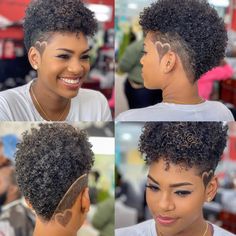 Side Shaved Hair, Undercut Natural Hair, Tapered Haircut For Women, Brunette Hair Ideas, Side Shaved, Hair Cut Ideas