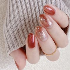 【how to】お正月の華やかレッドニュアンスネイル : akiのセルフネイルblog Powered by ライブドアブログ Nails