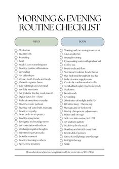 To Do Daily List, Self Care Tips Daily Routines, Routine Ideas Daily, 2025 To Do List, 7:00 Am Morning Routine, Daily Routine Planner Free Printable, Self Care Games, How To Live A Healthy Lifestyle, Productive Morning Routine Checklist