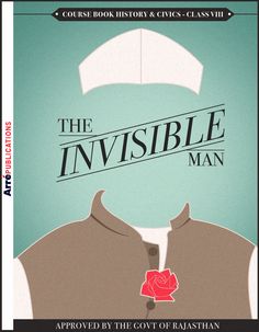 the invisible man poster with an image of a rose on it