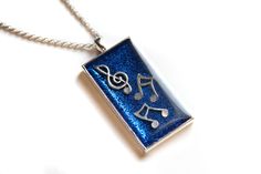 Made with ❤️ Music note jewelry Long chain necklace Night jewelry Music charm gift Treble clef necklace Blue and silver Notes pendant Music lover gifts  https://www.etsy.com/listing/476021010/music-note-jewelry-long-chain-necklace?utm_campaign=crowdfire&utm_content=crowdfire&utm_medium=social&utm_source=pinterest Music Note Jewelry, Music Lover Gifts, Night Jewelry, Treble Clef Necklace, Music Jewelry, Crystal Resin, Musician Gifts, Sparkle Jewelry, Treble Clef