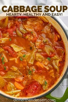 cabbage soup with hearty, healthy and easy to make