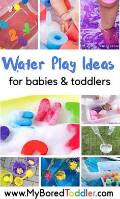 water play ideas for babies and toddlers