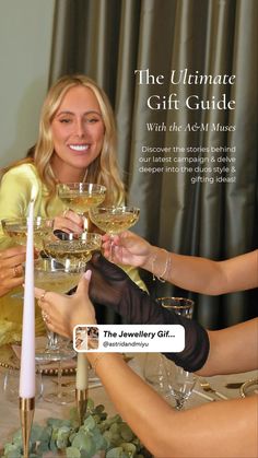 the ultimate gift guide for women with wine glasses