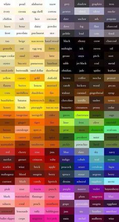 the color scheme for an image on facebook