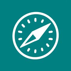 a clock with an arrow pointing to the left on a teal green wallpaper background